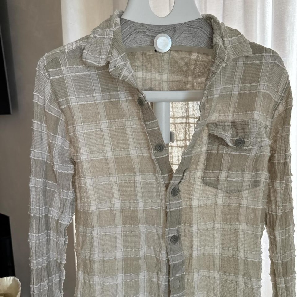Cotton Button Up Shirt Size Small - Picture 3 of 5